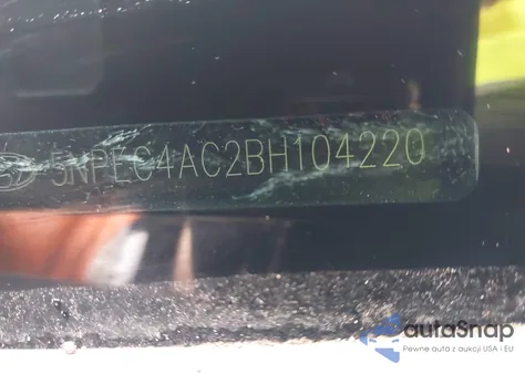 2011 Hyundai Sonata Limited z USA, uszkodzony, nr VIN 5NPEC4AC2BH104220